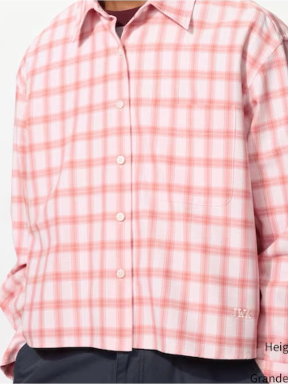 Uniqlo Pink Plaid Women's